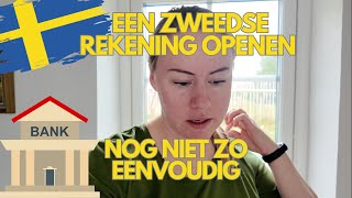 ZWEEDSE BANKREKENING OPENEN STRUGGLE amp NIEUWE EETTAFEL  EMIGREREN NAAR ZWEDEN  VLOG 58 [upl. by Elliot]