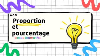 Les pourcentages et proportions  la formule magique [upl. by Kcir]