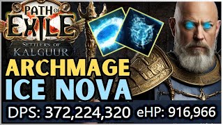 Most Fun Build In Path of Exile Ice Nova Frost bolts Build in POE 325 [upl. by Keppel]