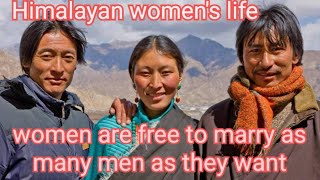 Himalayan woman  1 Wife for 2 to 5 Husbands is the Key to Prosperity [upl. by Haizek]