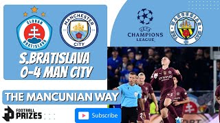 SBRATISLAVA 04 MANCHESTER CITY POST MATCH  mcfc mancity spartabratislava ucl championlegaue [upl. by Vaden965]