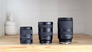 Sigma 1850 vs Sony 1655 vs Tamron 1770 Lens Comparison [upl. by Efioa241]