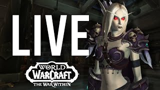 THE WAR WITHIN BETA IS HERE CLASS AND DUNGEON TESTING  WoW The War Within Beta Livestream [upl. by Deck628]