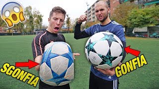 Palla GONFIA VS Palla SGONFIA  TEST SOCCER BALL [upl. by Naujet766]