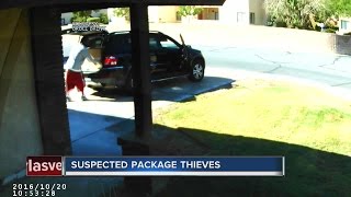 CAUGHT ON CAMERA Thieves steal package from doorstep [upl. by Izy]