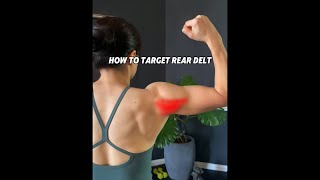 Build 3D Shoulders 💪4 Exercises To Grow Bigger rear Delt [upl. by Alfreda]