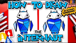 How To Draw The Internaut From Googles Interland Game [upl. by Oinesra]