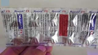 Montek Fx tablet  Fexofenadine and Montelukast tablet Montek fx tablet uses and Side effect Dosage [upl. by Amadeus]