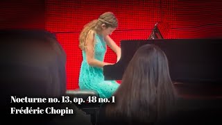 Frédéric Chopin Dois Noturnos op 48  1 Lento  Mariana Rosas piano [upl. by Warford]