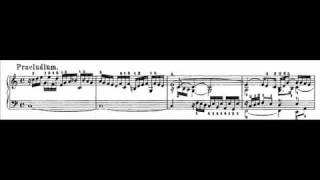 JS Bach  BWV 870a  Praeludium Cdur  C major [upl. by Einwahs256]