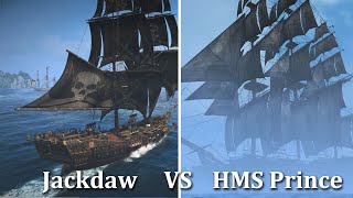 The Jackdaw vs The Legendary Ship HMS Prince  Assassins Creed Black Flag [upl. by Charlotte]