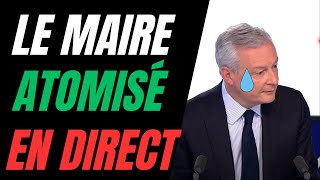 BRUNO LE MAIRE ATOMISÃ‰ EN DIRECT NE SAIT PLUS QUOI RÃ‰PONDRE [upl. by Whitehouse]