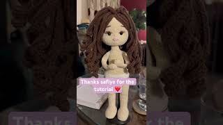 Crochet doll highlights followers crochet doll handmade [upl. by Denver113]