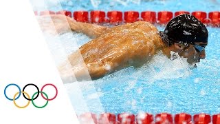 Michael Phelps wins 15th Gold  Mens 100m Butterfly  London 2012 Olympic Games [upl. by Kliber169]