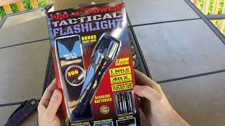 XMLT6 tactical flashlight cheap but good [upl. by Yrrehc737]