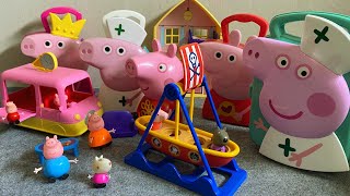 10 MINUTES SATISFYING WITH UNBOXING PEPPA PIG PIRATE RIDE PLAYSET PEPPA BUBBLE PARTY I REVIEW TOYS [upl. by Daht733]