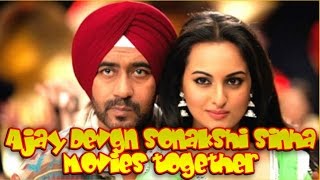 Ajay Devgn Sonakshi Sinha Movies together  Bollywood Films List 🎥 🎬 [upl. by Auoz145]