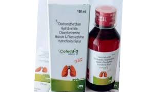 Cofodd D Syrup Dextromethorphan Hydrobromide Chlorpheniramine Phenylepheine Hydrochloride Syrup [upl. by Rianna]