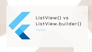 ListView vs ListViewbuilder  Flutter [upl. by Hevak]