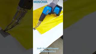 MINOVA StoffSeilHeißmesser Stoffschneiden tools fabric electric [upl. by Dacy581]