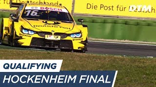 Qualifying 1 Top 3 amp Results  DTM Hockenheim Final 2017 [upl. by Aiciles]