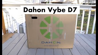 Dahon Vybe D7 Folding Bike Unboxing amp Assembly [upl. by Siuqcram466]