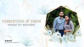 CHRISTINE amp JIBIN  WEDDING  LIVE WEBCASTING LIVE SD IMAGING PHOTOGRAPHY [upl. by Tansy]