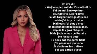 Wejdene  16 Lyrics Parole [upl. by Thaddaus]