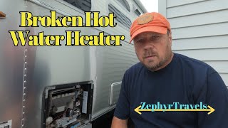 Airstream Travel Prep Fixing Hot Water Heater amp Airstream Cleaning Tips  RV HowTo [upl. by Nahallac]