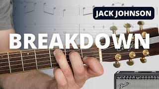 How to Play Breakdown by Jack Johnson [upl. by Artek]