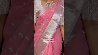 Rs1099 only Kora organza sarees WhatsApp 9840730540 [upl. by Linea]