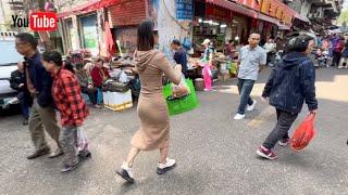 China Chongqing Massage Street and Roadside Food [upl. by Airamak]