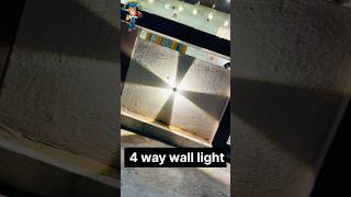 4 way wall light fitting  reels housewiring youtubeshorts ytshorts short walllights [upl. by Ahseat]