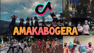 Amakabogera dance group challenge Tiktok compilation TikTok Mo [upl. by Ellocin964]