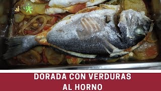 Mi receta de DORADAS al horno con verdurasfacil rapido y riquisimo [upl. by Janetta]