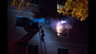 Incendie majeur rue Joncas à Beauport [upl. by Abbe775]