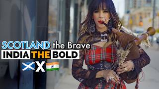 Scotland the Brave India the Bold Bagpipes Official Music Video  The Snake Charmer ft Poczy [upl. by Irved]