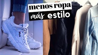 9 tips para conseguir un armario minimalista 👚👗 [upl. by Lunna423]