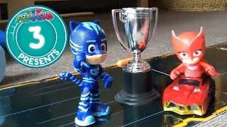 PJ Masks Creation 03  Who is the fastest Catboy or Owlette [upl. by Eiddam372]