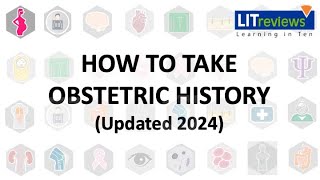 New How to take obstetric history [upl. by Tarton]