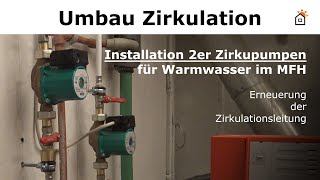 Erneuerung Warmwasser Zirkulation [upl. by Candace]