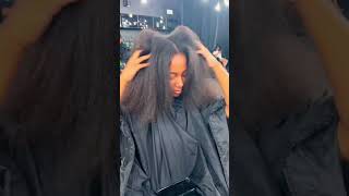 Silk press on natural hair [upl. by Bultman892]