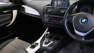 BMW 116i 2012 head unit stereo removal [upl. by Tybie540]