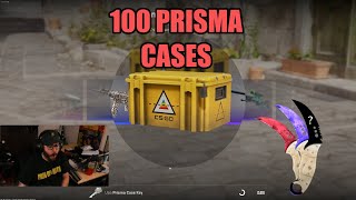 I Sold My Knife and Opened 100 Prisma Cases [upl. by Coffin]