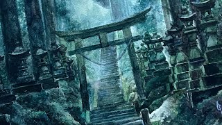 How to Paint a Japanese Shrine in Watercolor [upl. by Rolfston235]