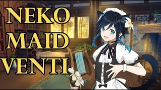 Neko Maid Venti Gets Needy With You and Genshin ASMR Roleplay Listener x Venti Romantic [upl. by Rehctelf]