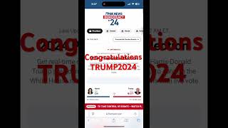 Congratulations TRUMP2024 [upl. by Aihceyt64]