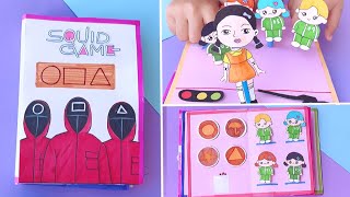 5 Squid gaming book  Paper Games book  DIY squid Gaming Book  easy to make  DIY Paper games [upl. by Fisher]