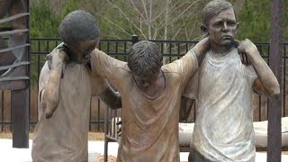 Memorial unveiled for boys who were abused at Dozier School [upl. by Okihsoy]