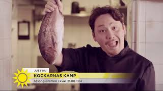 Ny säsong av kockarnas kamp  quotMan blir som en familjquot  Nyhetsmorgon TV4 [upl. by Cuthbert]